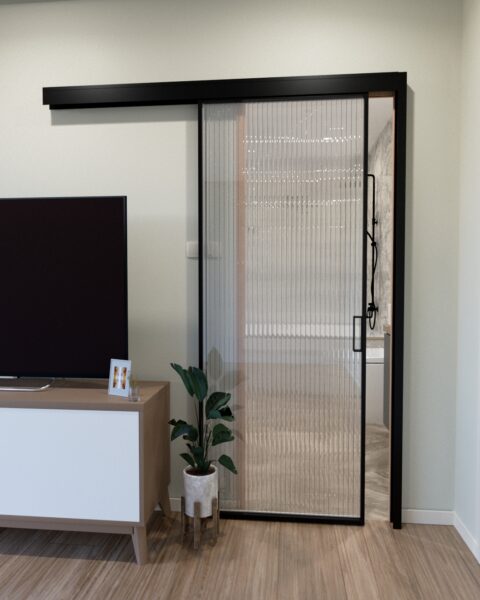 Single-Panel Sliding Door